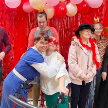 Zabawa walentynkowa. 