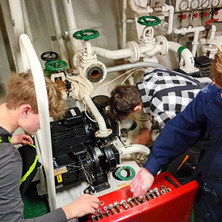 Trzeci tydzień praktyk uczniowskich. Zajęcia na statku