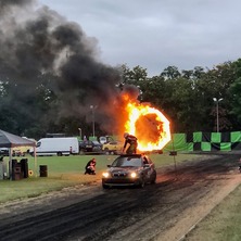 Kaskaderzy filmowi w Nakle. Ogromne zainteresowanie mieszkańców